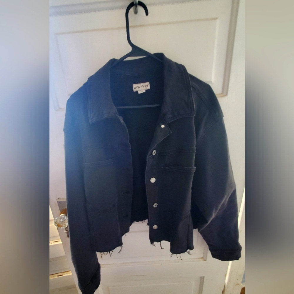Black Jean Jacket